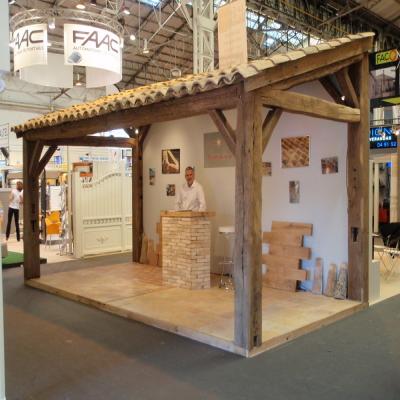 Taille demi ferme terrasse couverte